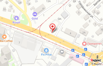 Шиномонтажная мастерская в Дзержинском районе на карте