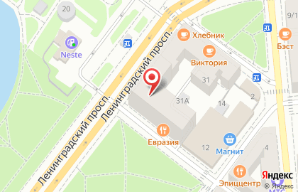 Итака на Ленинградском проспекте на карте
