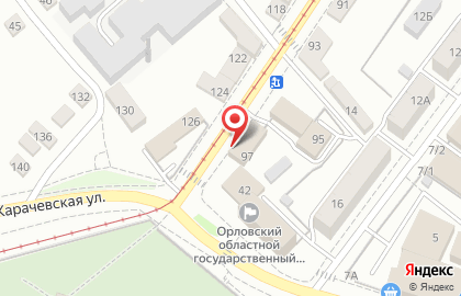 Магазин памятников на Карачевской улице на карте