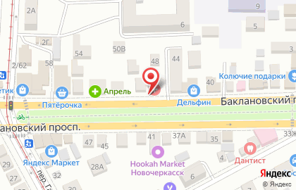 Хостел 1 на карте