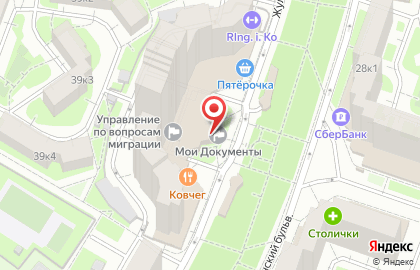 Центр занятости населения Моя Работа на Жулебинском бульваре на карте