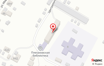Плехановская библиотека на карте