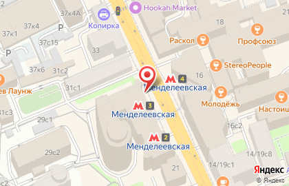 Банкомат Банк Россия на Новослободской улице на карте