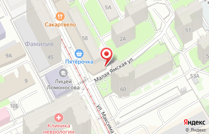 Автоматизированный киоск по продаже артезианской воды Каскад на улице Максима Горького на карте