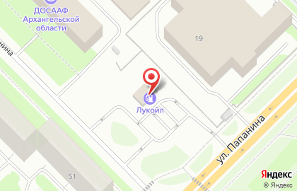 Лукойл на улице Воронина на карте