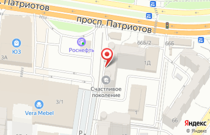 Магазин товаров для военных на проспекте Патриотов на карте
