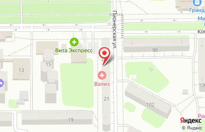 Медицинский центр Вализ на карте