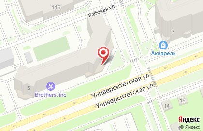 СберБанк на Университетской улице на карте