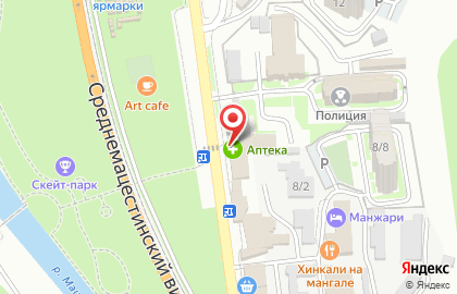 Салон мобильной связи Мегафон в Хостинском районе на карте