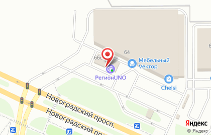 АЗС №197 РегионUNO на Новоградском проспекте на карте