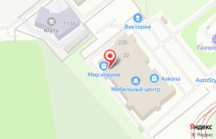 Салон мебели Дятьково в Курчатовском районе на карте
