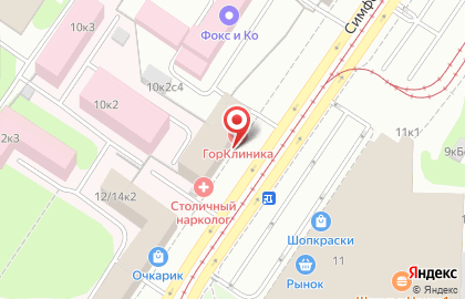 Коммерческий банк Юнистрим на метро Нахимовский проспект на карте