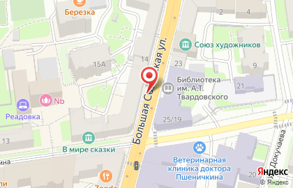 Zolla на Большой Советской улице на карте