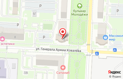 Молочная лавка в Заводском районе на карте