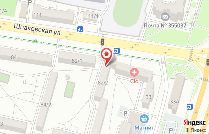 Салон Цирюльня на Шпаковской улице на карте