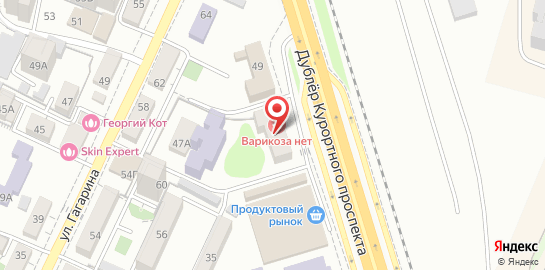 Клиника лазерной хирургии Варикоза нет на улице Чайковского на карте