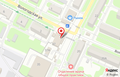 Магазин Мясная лавка в Вологде на карте