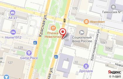 Детская художественная школа им. В.А. Филиппова на Красной улице на карте