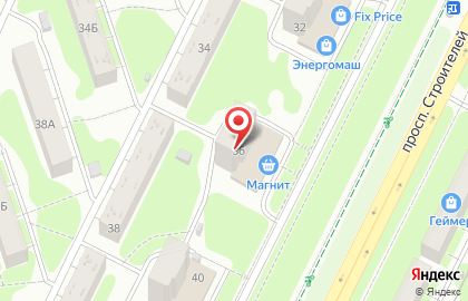 Микрокредитная компания Тандем-займ на проспекте Строителей на карте