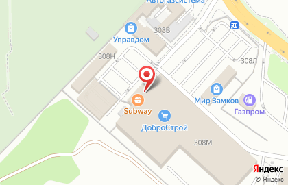 Subway в Волгограде на карте