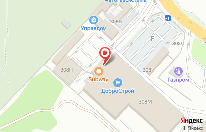 Subway в Волгограде на карте