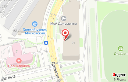 Мираторг в Московском на карте