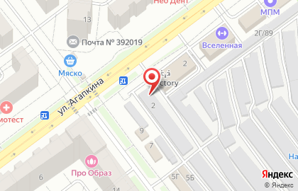 Автомастерская в Тамбове на карте