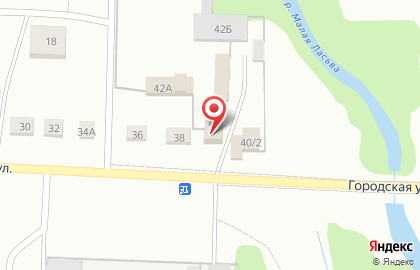 Автокомплекс на Городской улице на карте