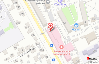 Городская клиническая больница №4 в Тамбове на карте