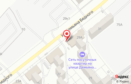 Продуктовый дискаунтер Амбар в Железнодорожном районе на карте