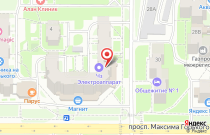 Студия цветов на проспекте Максима Горького на карте