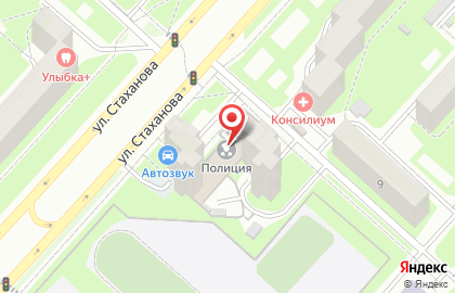 Отдел полиции №7, Управление МВД России по г. Липецку на карте