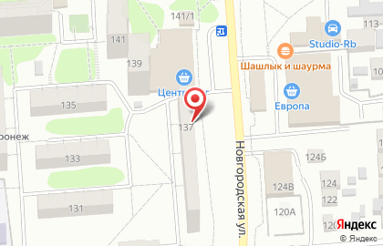 Салон красоты Линда в Коминтерновском районе на карте