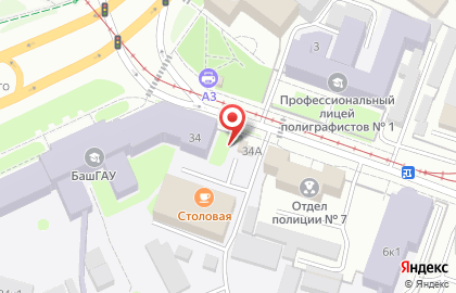 Студенческое бистро Агро на карте