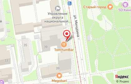 Кафе и служба доставки паназиатской кухни TomYumBar в Заельцовском районе на карте