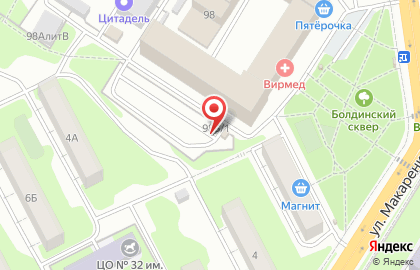 Автостоянка, ООО Педант на карте
