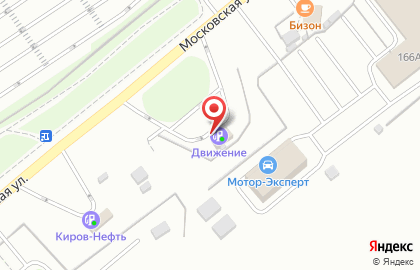 Сеть АЗС Движение на Московской улице на карте