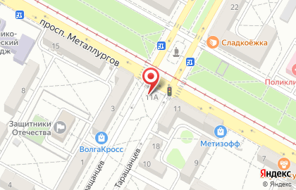Продуктовый магазин ВИПТЭЛ в Краснооктябрьском районе на карте