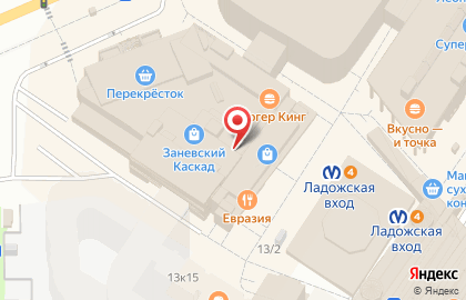 Ресторан быстрого питания Hesburger в Красногвардейском районе на карте