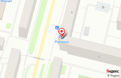 Магазин Ромашка на Зои Космодемьянской на карте