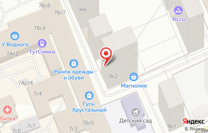 Магазин посуды на Кронштадтском бульваре на карте