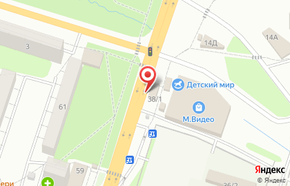 Мираж на Комсомольском проспекте на карте