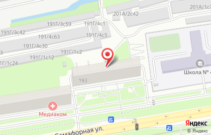 Жилкомцентр, ООО на Семафорной улице на карте