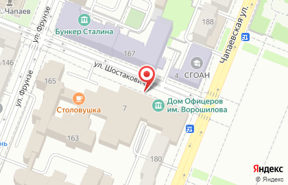 Самарская Лука на улице Шостаковича на карте
