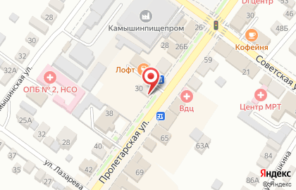 Салон оптики на Пролетарской на карте
