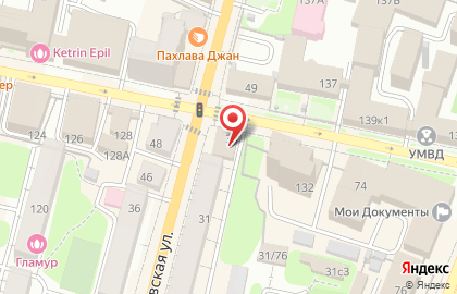 Кофейня Хочу кофе на Московской улице на карте