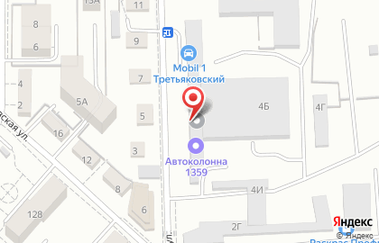 Мобил1 на Третьяковской улице на карте