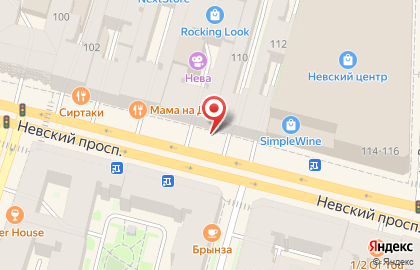 Апарт-отель Франт на Невском проспекте на карте