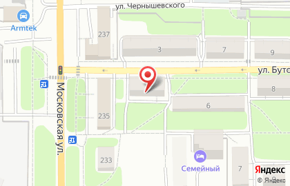 Модный на карте