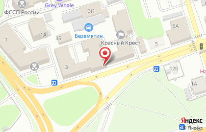 Банкомат МИнБанк на улице Луначарского на карте